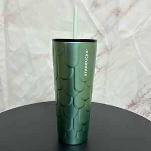 Starbucks Stainless Siren Tail Mermaid Scales Tumbler 24oz